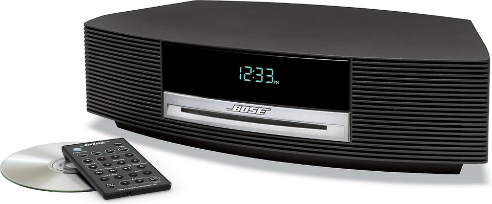 Bose Wave Music System CD/ MP3 Radio Wecker AUX Fernbedienung AWRCC3 - Bild 1 von 1