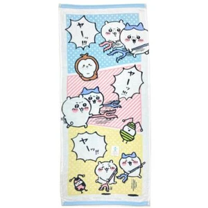 New Chiikawa Face Towel Long Character Chikawa Hachiware Rabbit 34×80cm JAPAN 2 - Picture 1 of 3