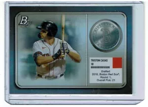 2022 Bowman Platinum - verdienstvoll geprägt - Triston Casas - Bild 1 von 2