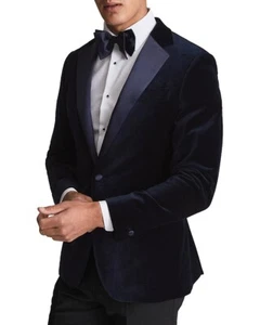 Reiss Ace Velvet Tuxedo Jacket 38 - Picture 1 of 1