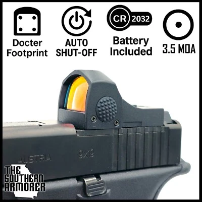 VICTOPTICS GOOD 3.5MOA OPEN REFLEX RED DOT PISTOL SIGHT FOR PSA DAGGER DOCTOR SLIDE CUT