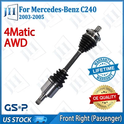 Eje delantero derecho OE para 2003 04 05 Benz C240 C320 C280 C350 4Matic AWD Foto 1 de 4