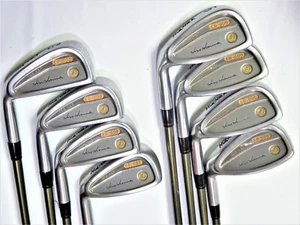 4star Gold Left-handed HONMA LB-606 NEW H&F 8PC R-FLEX IRONS SET NWO - Picture 1 of 5