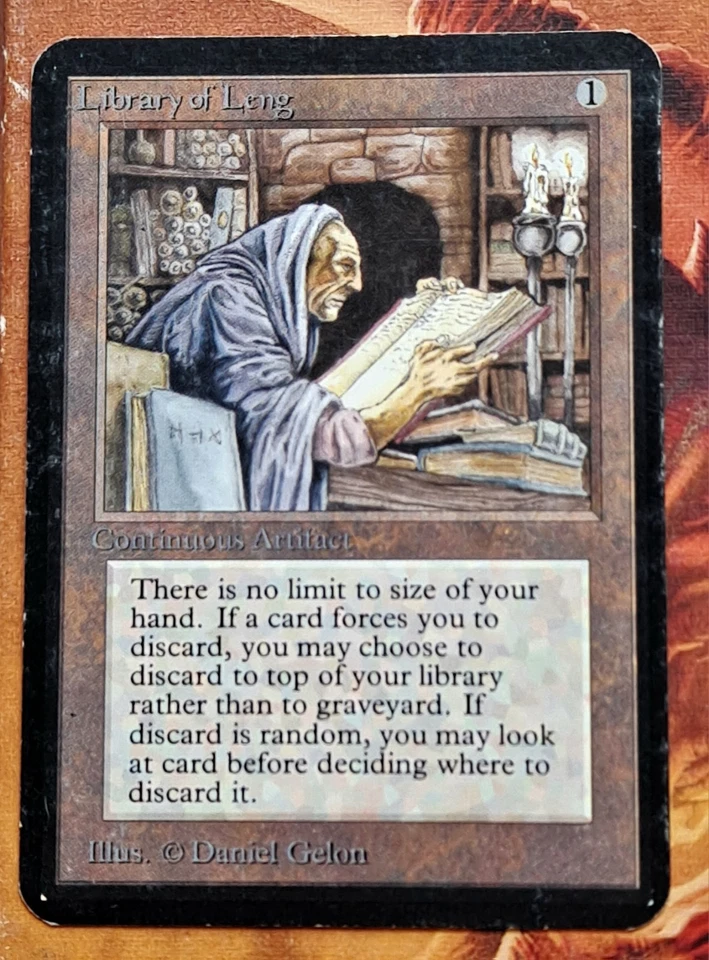 Mtg Alpha Library of Leng - Image 1 of 2