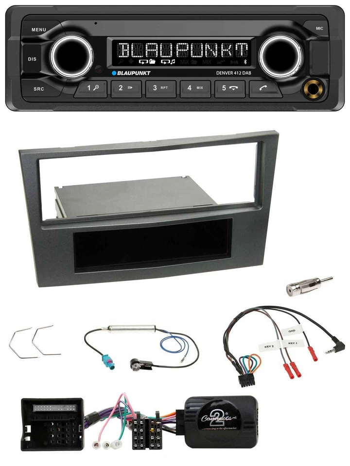 Blaupunkt Bluetooth DAB Lenkrad USB Autoradio für Opel Antara Astra H Zafira B c - Bild 1 von 4