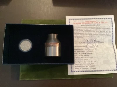 United State Mint (Denver) 50 State Quarters Coin and Die Set. Virginia. - Image 1 of 4