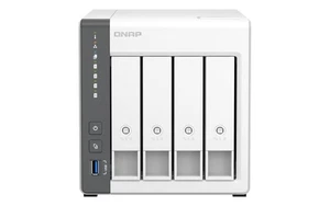 QNAP TS-433-4G 4-Bay NAS, ARM 4-core Cortex-A55 2.0GHz processor, 4 GB RAM Enclo - Picture 1 of 7
