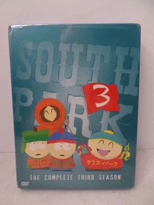 South Park: the Complete Third Season (3 DVD Set Comedy Central 2003) New/Sealed - Image 1 of 4