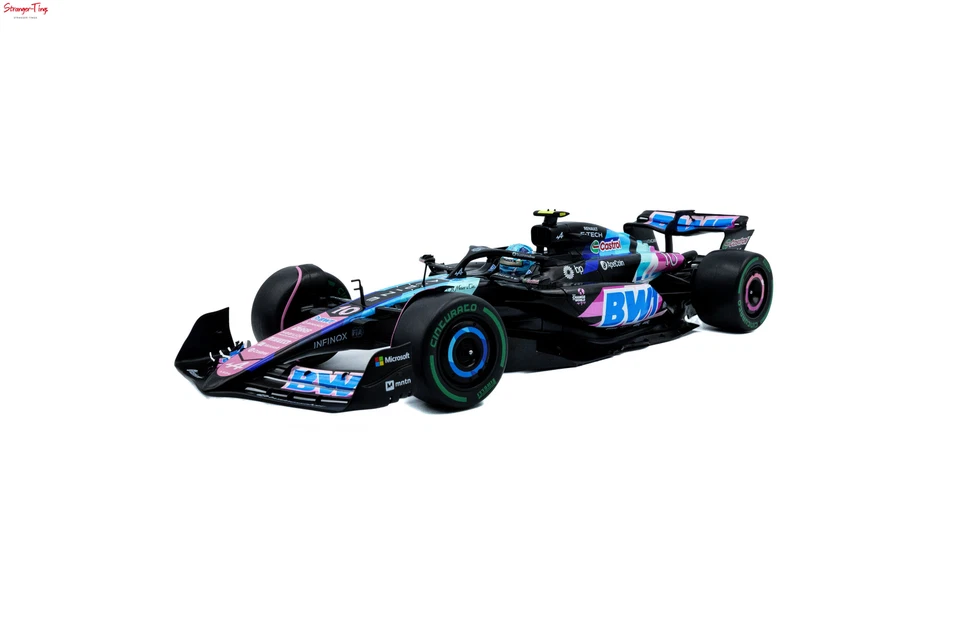 Solido Alpine F1 Team A524 Blue P.Gasly Brazilian GP 2024 1:18 - Imagem 1 de 4
