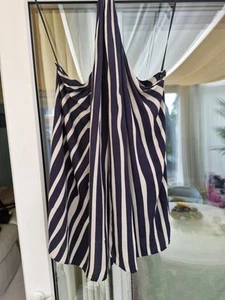 Navy and white Zara top - Picture 1 of 4