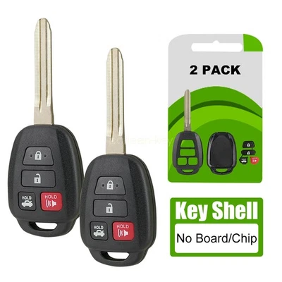 2 Repuestos para Toyota 2014 2015 2016 Toyota Corolla Mando a Distancia Coche Llavero Carcasa Foto 1 de 4