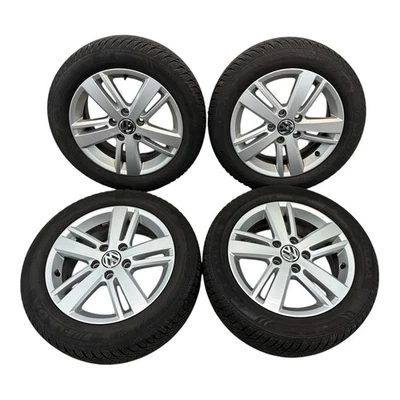 Kompletträder Allwetterreifen 6.5x16 ET50 Alufelge VW Golf 6 Touran 5K0601025AH - Bild 1 von 4