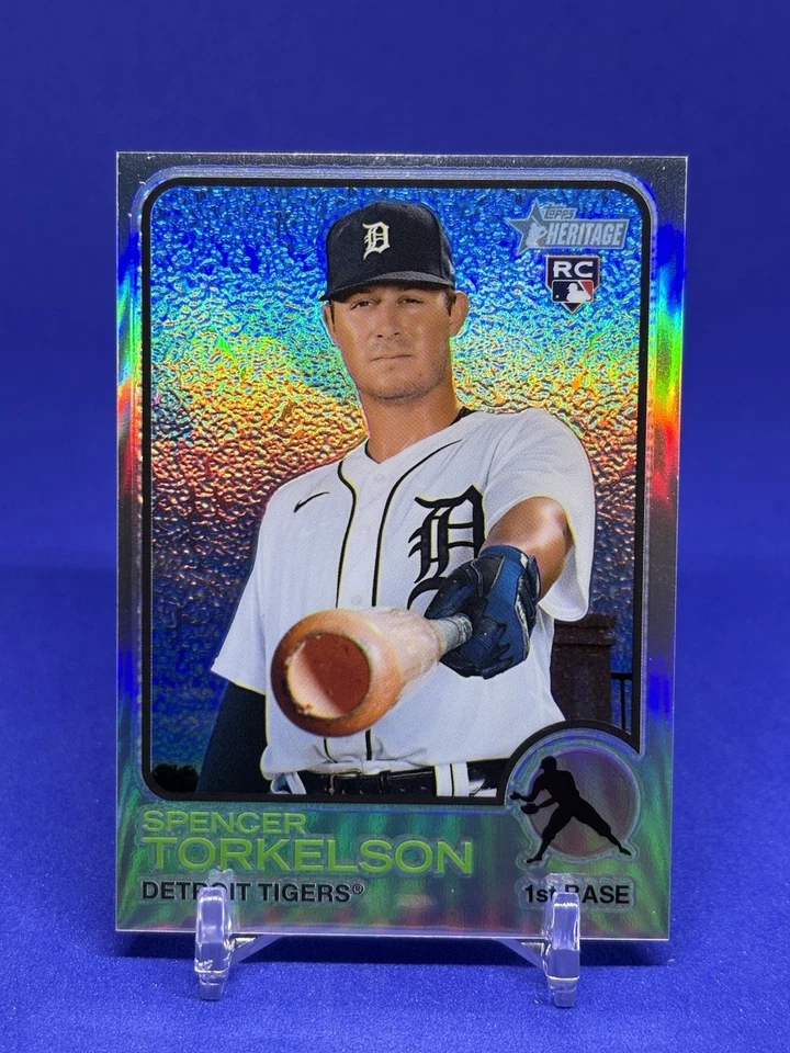 Spencer Torkelson 2022 Topps Heritage #531 Silver Refractor RC /373 - Image 1 of 2