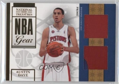 2009 Playoff National Treasures NBA Gear Combos Prime /49 Austin Daye Rookie RC - Image 1 of 2