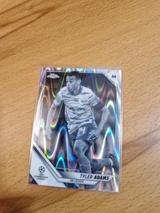 Topps Champions League Chrome RAY WAVE Insert Rookie RB Leipzig USA Tyler Adams