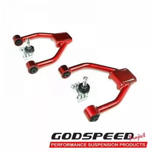 Godspeed(AK-080-BJ350-A) Adj. Camber Front Arms Set of 2 +/- 3 Tubular Design - Foto 1 di 4