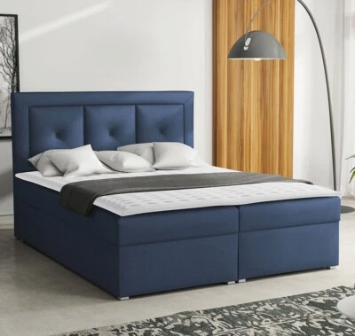 Boxspringbett Martes Plus Box Doppelbett Matratze Bettkästen Topper Ehebett Loft - Bild 1 von 3