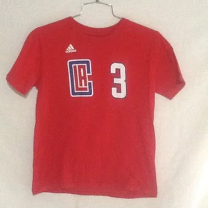 Tee shirt ADIDAS NBA taille GARÇONS taille M 10-12 Los Angeles Paul #3 - Photo 1/5