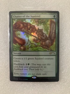 MTG 2020 Magic SLD 195 FOIL Chatter of the Squirrel Secret Lair Drop Series MINT - Picture 1 of 1