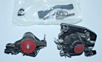 Juego de pinzas de freno de disco mecánicas Avid BB5 74 mm montaje en poste ajustable ¡Envío a EE. UU.! Foto 1 de 4