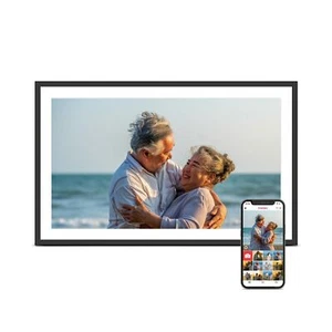 Digital Picture Frame, 15.6 Inch Large Frameo Digital Photo Frame WiFi, 32GB,... - Picture 1 of 9