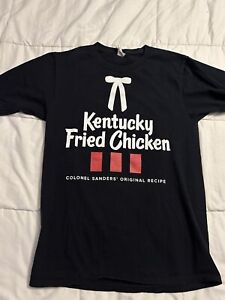 Kentucky Fried Chicken KFC T Shirt Small Bow Tie Employee Uniform Worker