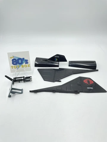 1986 Hasbro GI Joe Cobra Night Raven Lot W/ Wing Stabilizers Cover