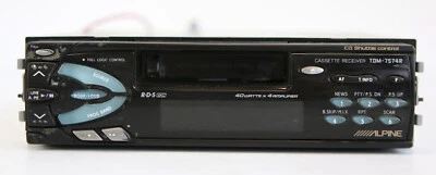 ALPINE TDM 7574R Vintage Autoradio RETRO OLD SCHOOL 1-DIN Kassettenradio - Bild 1 von 4
