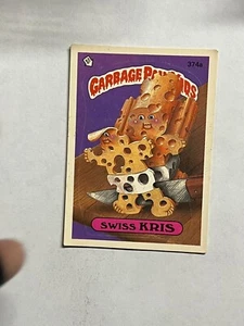1987 Garbage Pail Kids 9th Series 374a Swiss Kris - Picture 1 of 2