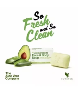 3 Pack Of Avocado Face & Body Soap (5 oz ea. bar) by Forever Living . Exp. 2028. - Picture 1 of 6