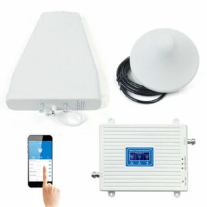 900/1800/2100 Cell Phone Signal Booster Amplifier Mobile Repeater f/ Home Signa - Photo 1 sur 13