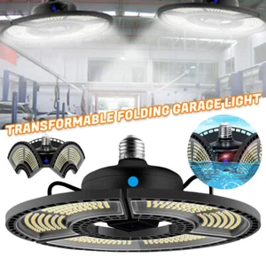 12000LM Super Bright 432LED Garage Light Deformable Ceiling Bulb Shop Work Lamp - Picture 1 of 14