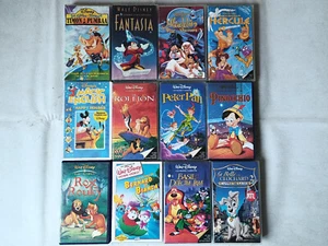 Lot Dessins Animés Walt Disney - VHS - Photo 1/1
