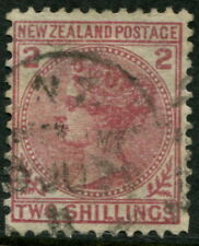 NEW ZEALAND - 1878 QV 2/- 'DEEP ROSE' FU SG185 Cv £300 [A7825]