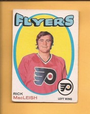 1971-72  OPC  # 207  RICK MacLEISH  Rookie  Philadelphia Flyers   Very Good
