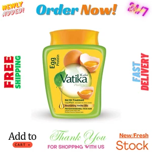 Vatika Naturals Egg Protein Hair Mask Treatment 1kg | Hot Oil Treatment Infused - Picture 1 of 4