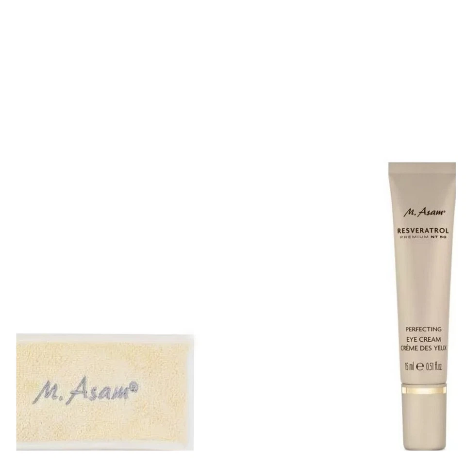 2tlg. M. Asam Resveratrol NT 50 Augencreme + Kosmetikband Beige - Bild 1 von 1