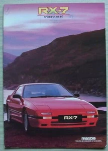 MAZDA RX-7 SPORTS COUPE Car Sales Brochure 1988 #RX-7/87/3/25M - Picture 1 of 4