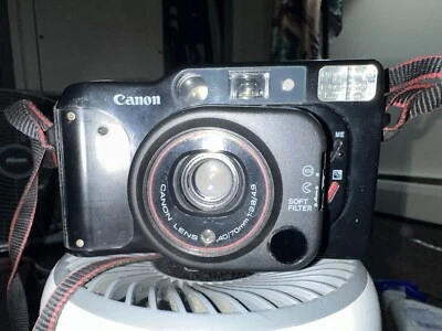 Câmera de Filme 35mm Canon Top Twin 40mm 2.8/70mm 4.9 Lente Dupla Com Estojo NÃO TESTADA - Imagem 1 de 4