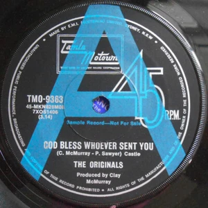 Originals OZ A-Label Promo 45 God bless whoever VG+ ’70 Motown TMO9363 Soul - Picture 1 of 1