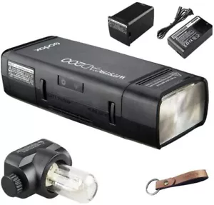 US Godox AD200 2.4G Wireless HSS 1/8000s Pocket Cmera Flash for Canon Nikon Sony - Picture 1 of 12