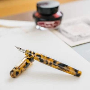 Conklin All American Fountain Pen - Tortoiseshell - Picture 1 of 14