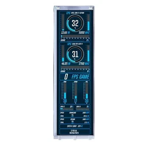 14,5-calowy dotykowy biały monitor LCD do obudowy komputera DIY Y70 Aida64 CPU Monitor - Zdjęcie 1 z 9