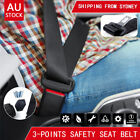 Universal 3-Point Universal Safety Seat Belt Dark Gray Seatbelt Strap Retractor