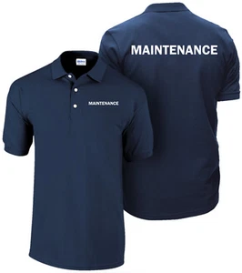 Wartung Poloshirt, Mitarbeiter Polo, Mitarbeiterhemd, Hospitality T-Shirt, Hotel - Bild 1 von 5