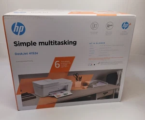 HP DeskJet 4152e All-in-One Color Inkjet Printer Wireless Connectivity - Picture 1 of 4