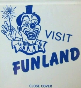 PAYASO EN MATCHBOOK MATCHCOVER: FUNLAND ARCADES (EDMONTON, ALBERTA) -E5 - Imagen 1 de 2