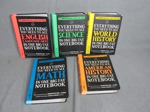 SET BESTEHEND AUS 5 Alles, was Sie brauchen, um Bücher Mathematik USA/Weltgeschichte Wissenschaft Englisch - Bild 1 von 5