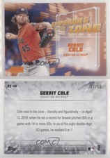 2019 Topps Stadium Club Emperors of the Zone Orange /50 Gerrit Cole #EZ-14