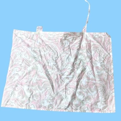 Fundas de ubre originales madres lactantes 24"x31" correa algodón verde y rosa cachemira Foto 1 de 4